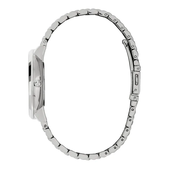 35mm Nova Slim Sapphire Blue and Silver Bracelet Watch Signature Watches Olivia Burton Women