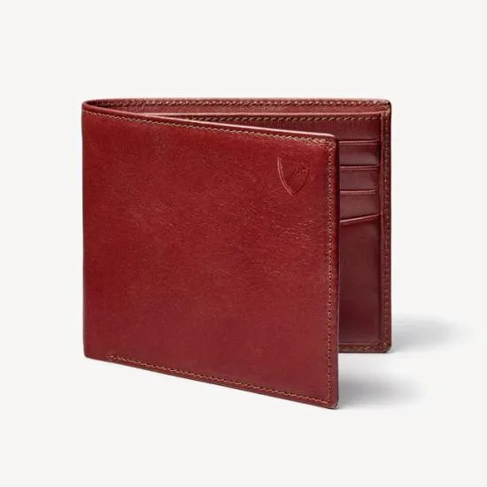 8 Card Billfold Wallet Smooth Cognac Men Aspinal Of London Billfold Wallets