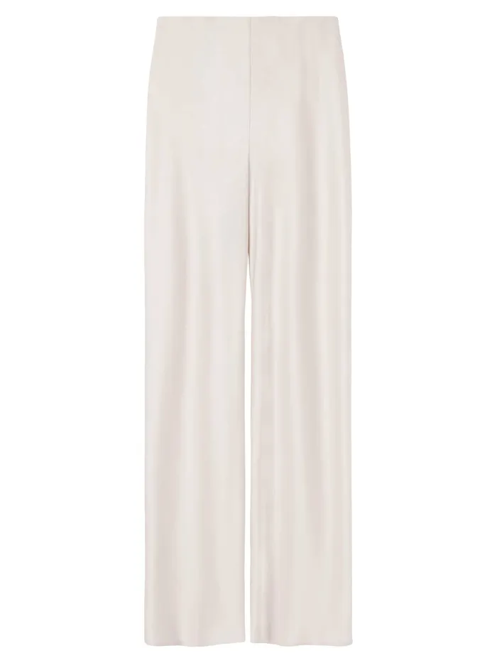 AEmery 8211 Myrna Bias Pant in White Oyster Women Maternity The UNDONE