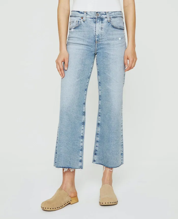 AG Jeans Denim Women Saige Wide Leg Crop APPARITION AG Jeans Denim Women Saige Wide Leg Crop APPARITION
