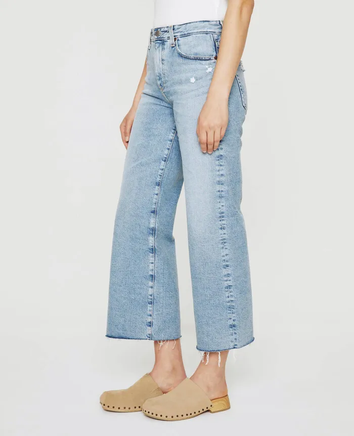 AG Jeans Denim Women Saige Wide Leg Crop APPARITION AG Jeans Denim Women Saige Wide Leg Crop APPARITION
