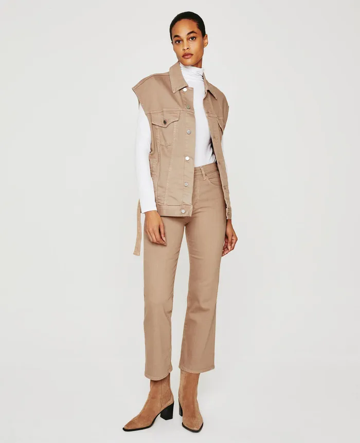 AG Jeans Jackets Women Kendrix Vest ALMOND BISCOTTI AG Jeans Jackets Women Kendrix Vest ALMOND BISCOTTI