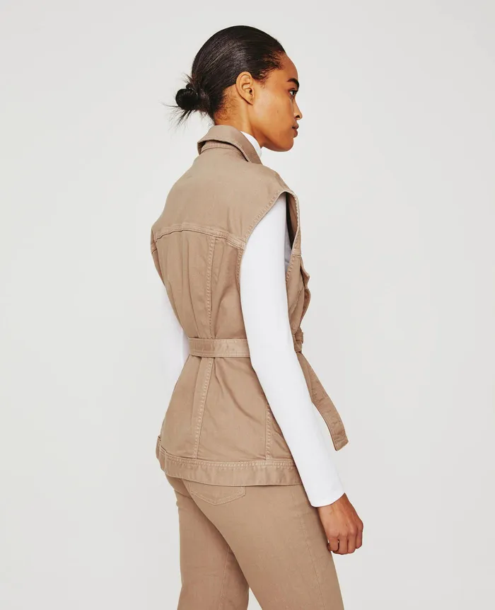 AG Jeans Jackets Women Kendrix Vest ALMOND BISCOTTI AG Jeans Jackets Women Kendrix Vest ALMOND BISCOTTI