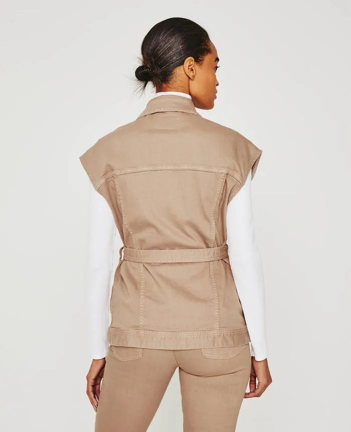 AG Jeans Jackets Women Kendrix Vest ALMOND BISCOTTI AG Jeans Jackets Women Kendrix Vest ALMOND BISCOTTI