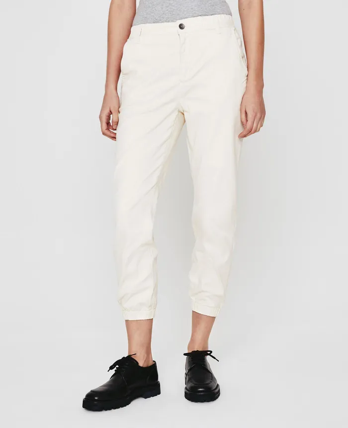 AG Jeans Pants Women Caden Jogger WHITE CREAM AG Jeans Pants Women Caden Jogger WHITE CREAM