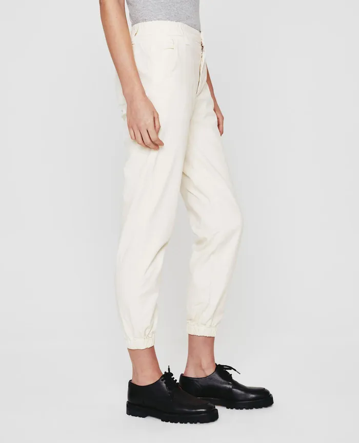 AG Jeans Pants Women Caden Jogger WHITE CREAM AG Jeans Pants Women Caden Jogger WHITE CREAM