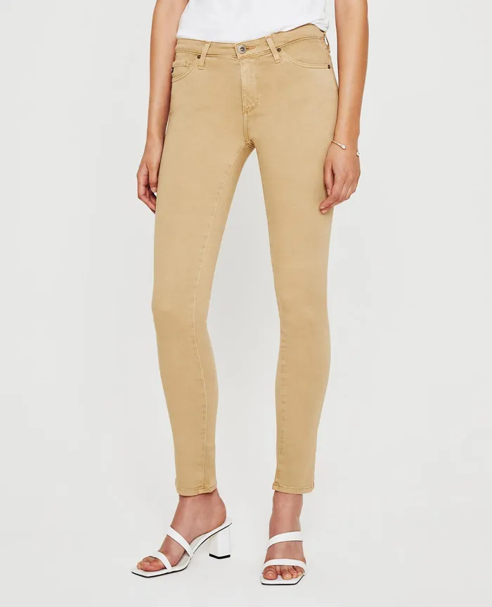 AG Jeans Pants Women Prima SULFUR TOASTED ALMOND AG Jeans Pants Women Prima SULFUR TOASTED ALMOND