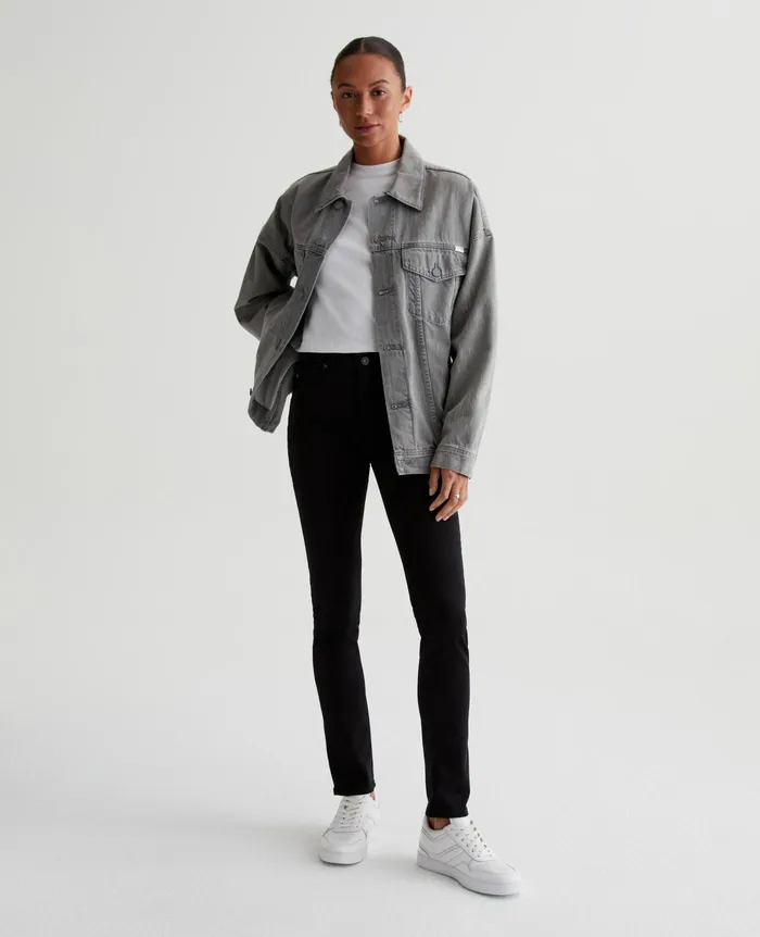 AG Jeans Pants Women Prima SUPER BLACK