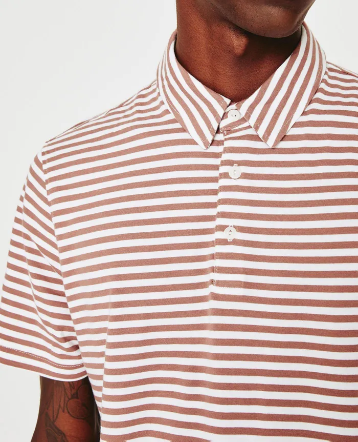 AG Jeans Polos Men Bryce Polo TRUE WHITEAUTUMN ROSE AG Jeans Polos Men Bryce Polo TRUE WHITEAUTUMN ROSE