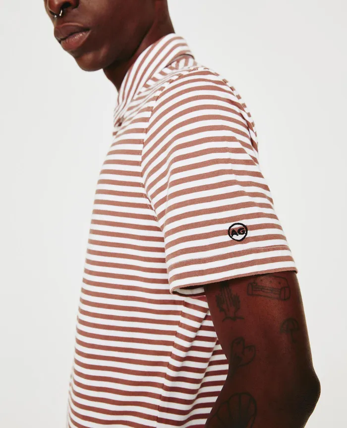 AG Jeans Polos Men Bryce Polo TRUE WHITEAUTUMN ROSE AG Jeans Polos Men Bryce Polo TRUE WHITEAUTUMN ROSE