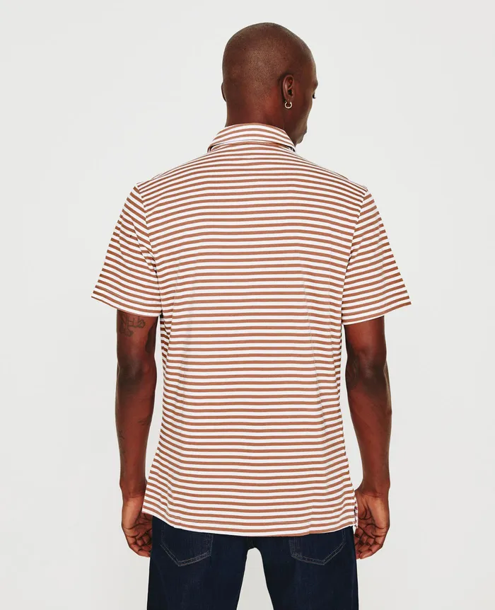 AG Jeans Polos Men Bryce Polo TRUE WHITEAUTUMN ROSE AG Jeans Polos Men Bryce Polo TRUE WHITEAUTUMN ROSE
