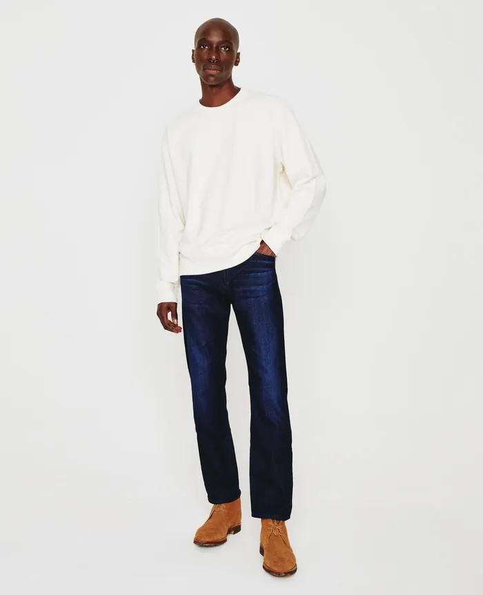AG Jeans Sweatshirts Men Arc Crew WHITE CREAM