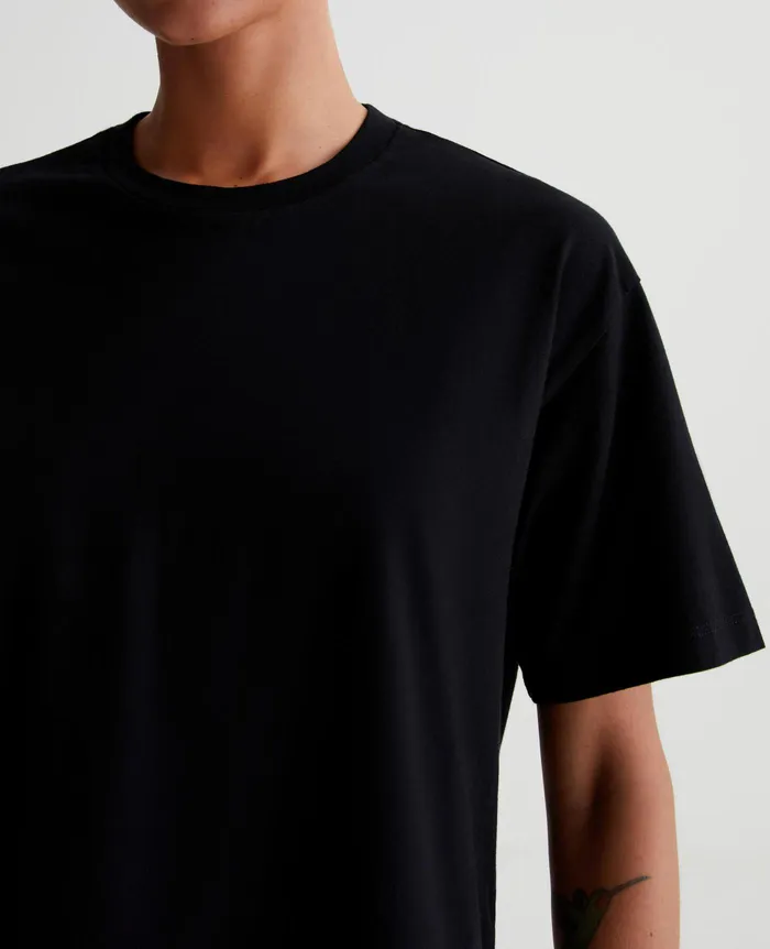 AG Jeans Tees and Tanks Women Karter ExBoyfriend TRUE BLACK AG Jeans Tees and Tanks Women Karter ExBoyfriend TRUE BLACK