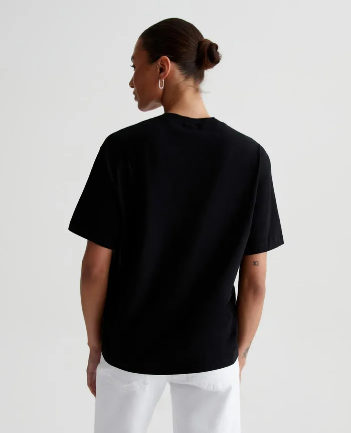 AG Jeans Tees and Tanks Women Karter ExBoyfriend TRUE BLACK AG Jeans Tees and Tanks Women Karter ExBoyfriend TRUE BLACK