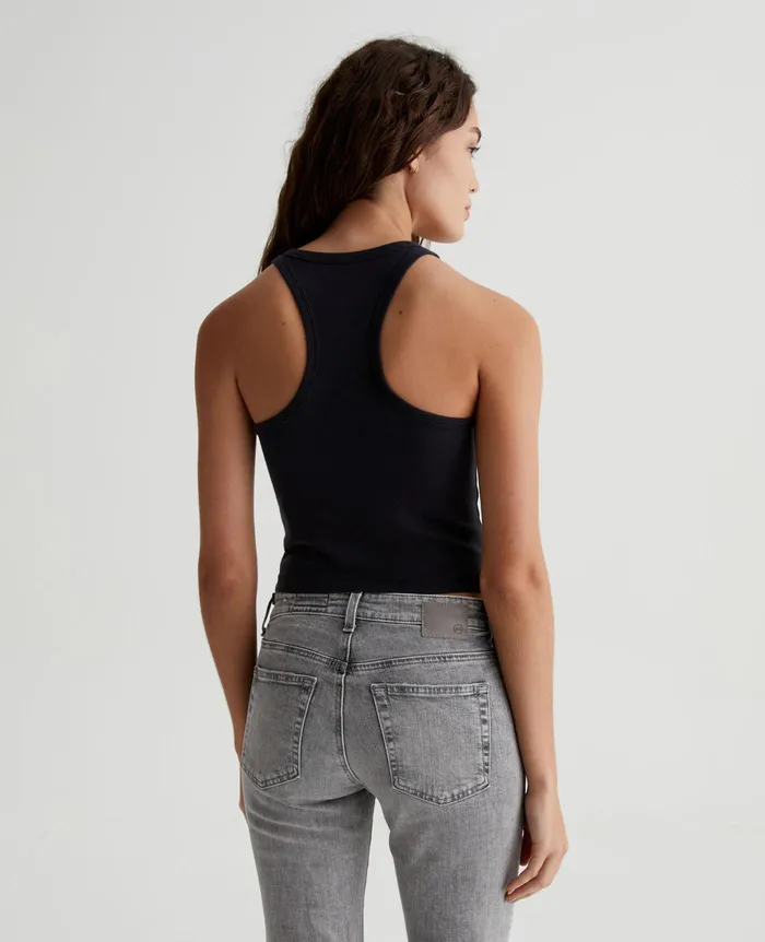 AG Jeans Tees and Tanks Women Olive Tank EXBLACK AG Jeans Tees and Tanks Women Olive Tank EXBLACK