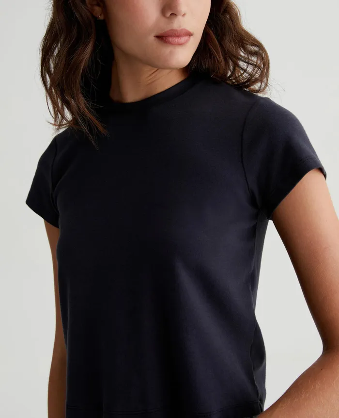 AG Jeans Tees and Tanks Women Sadie Crew EXBLACK AG Jeans Tees and Tanks Women Sadie Crew EXBLACK