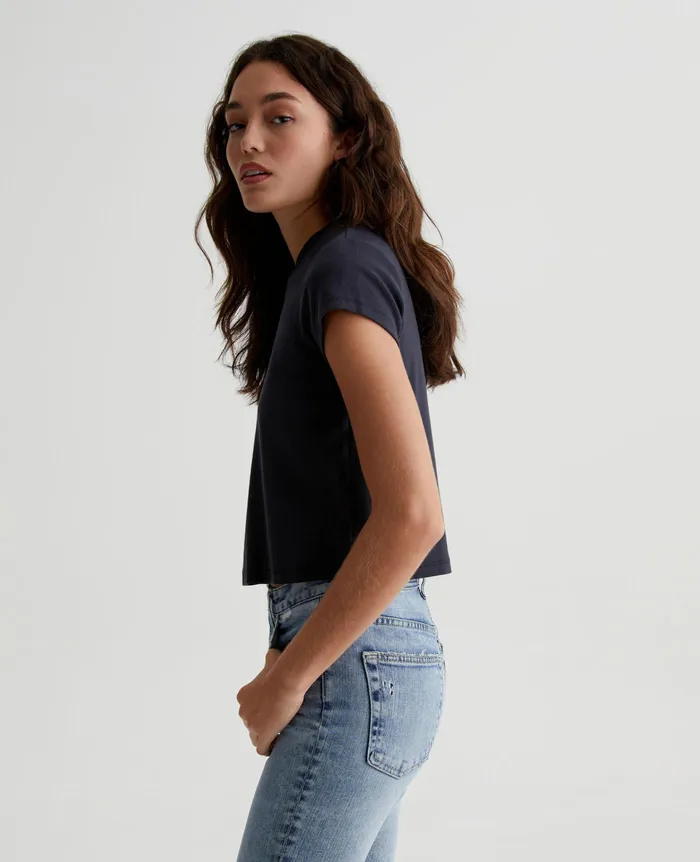 AG Jeans Tees and Tanks Women Sadie Crew EXBLACK AG Jeans Tees and Tanks Women Sadie Crew EXBLACK