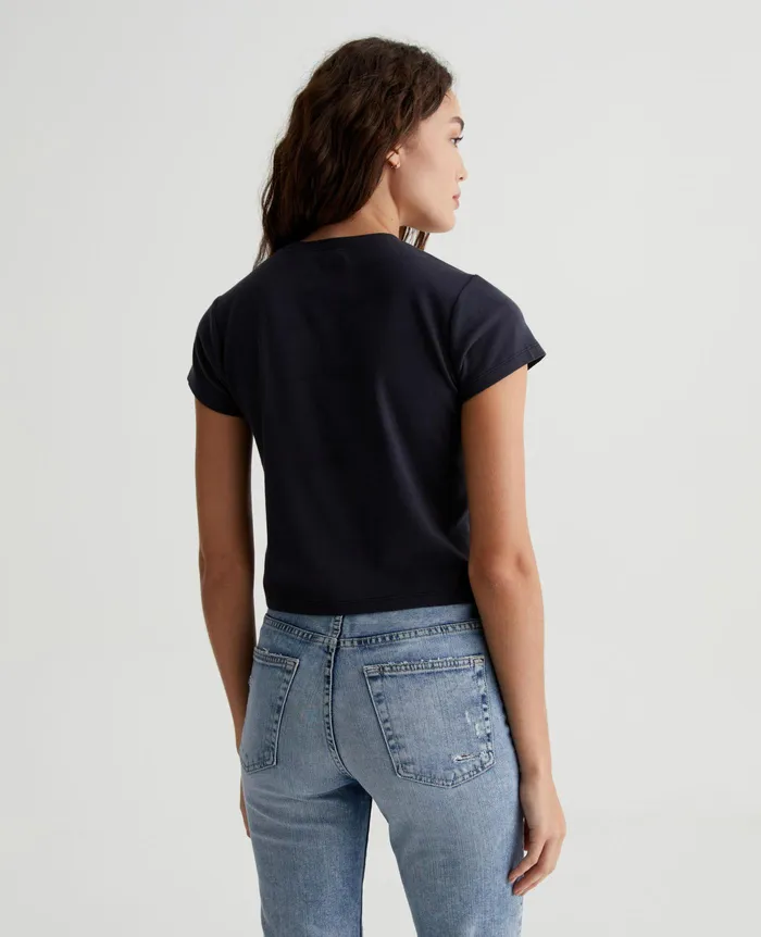 AG Jeans Tees and Tanks Women Sadie Crew EXBLACK AG Jeans Tees and Tanks Women Sadie Crew EXBLACK