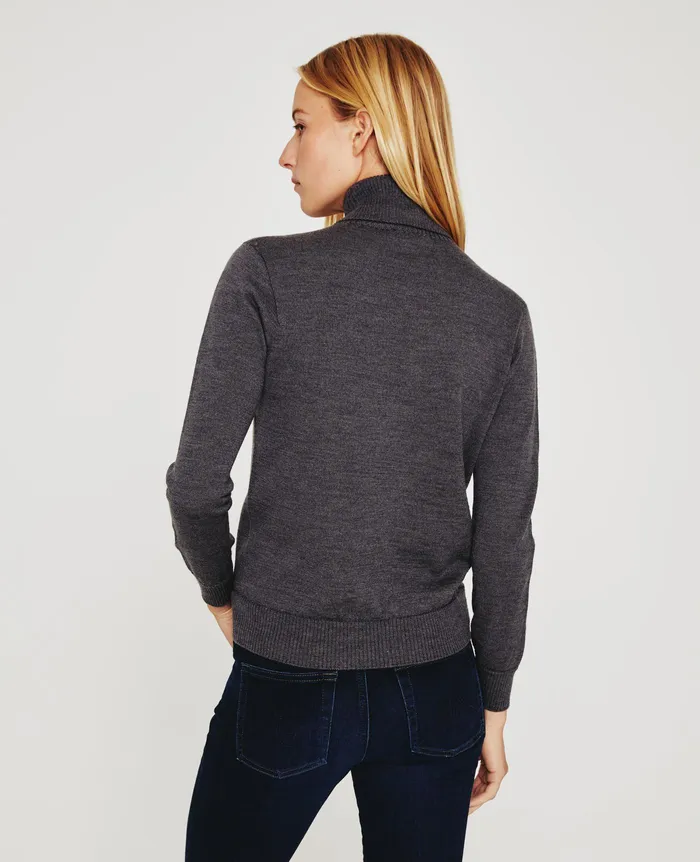 AG Jeans Tops and Shirts Women Zuri Turtleneck HEATHER CHARCOAL AG Jeans Tops and Shirts Women Zuri Turtleneck HEATHER CHARCOAL