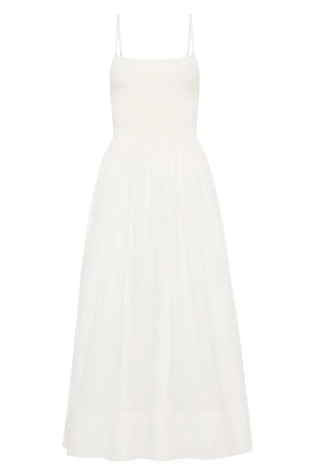 Aje Dresses Danica Tie Back Midi Dress Ivory 8211 Women Aje Dresses Danica Tie Back Midi Dress Ivory 8211 Women