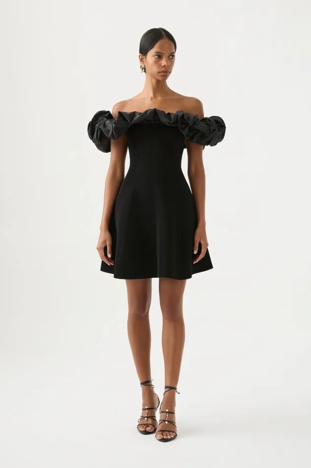 Aje Dresses Eldora Mini Dress Black 8211 Women