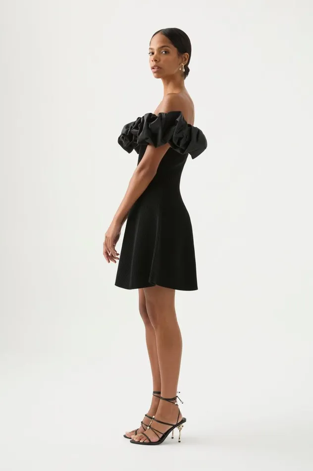 Aje Dresses Eldora Mini Dress Black 8211 Women Aje Dresses Eldora Mini Dress Black 8211 Women