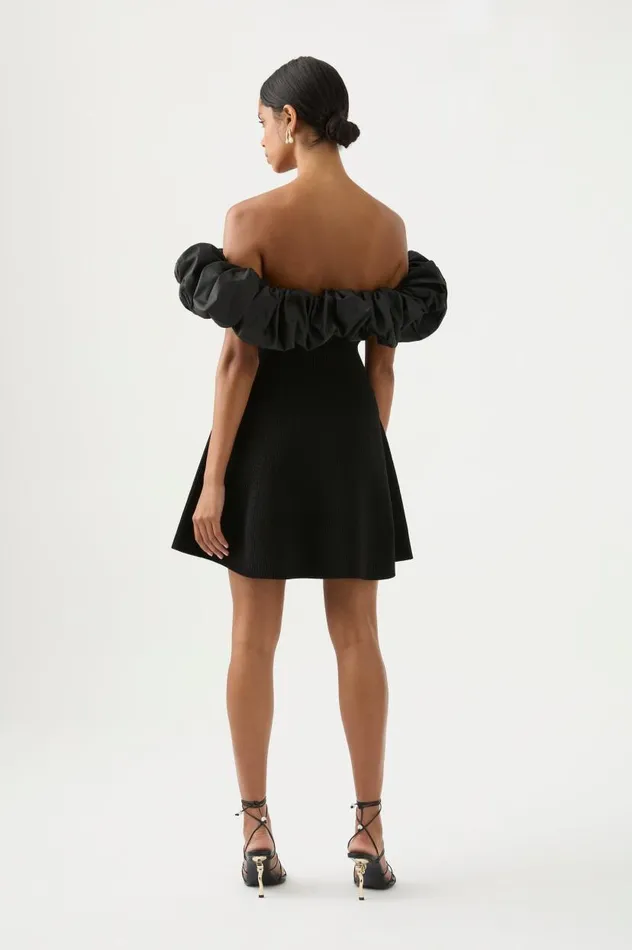 Aje Dresses Eldora Mini Dress Black 8211 Women Aje Dresses Eldora Mini Dress Black 8211 Women