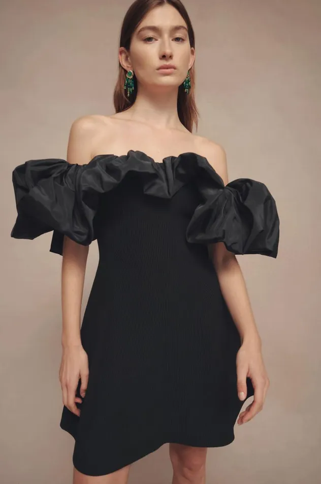 Aje Dresses Eldora Mini Dress Black 8211 Women Aje Dresses Eldora Mini Dress Black 8211 Women