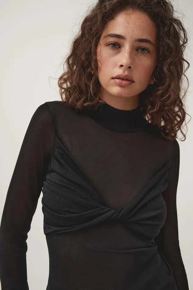 Aje Tops Alchemy Twist Crop Knit Top Black 8211 Women Aje Tops Alchemy Twist Crop Knit Top Black 8211 Women