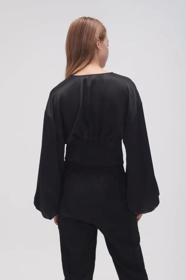 Aje Tops Spirit Corsetted Blouse Black 8211 Women Aje Tops Spirit Corsetted Blouse Black 8211 Women