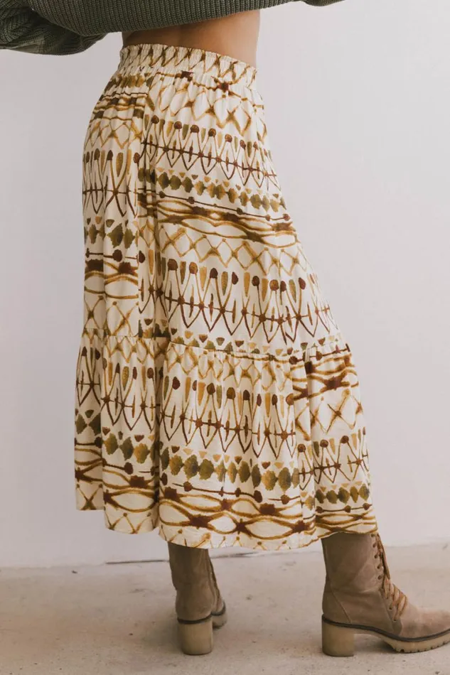 All Bottoms Women Bohme Chrissy Abstract Skirt