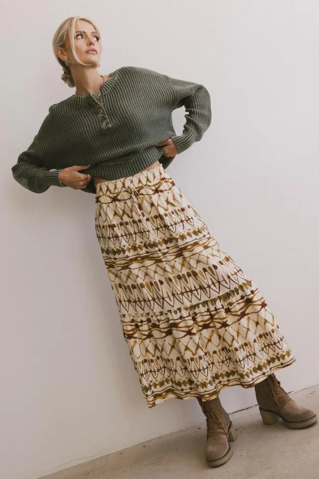 All Bottoms Women Bohme Chrissy Abstract Skirt