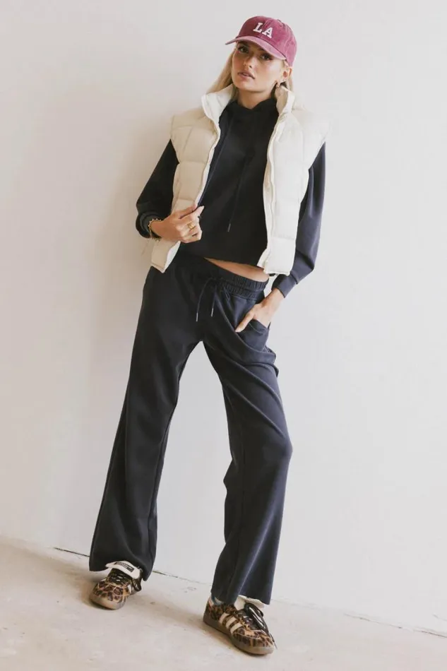 All Bottoms Women Bohme Flow State Pants In Navy Navy