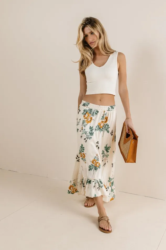 All Bottoms Women Bohme In Full Bloom Skirt