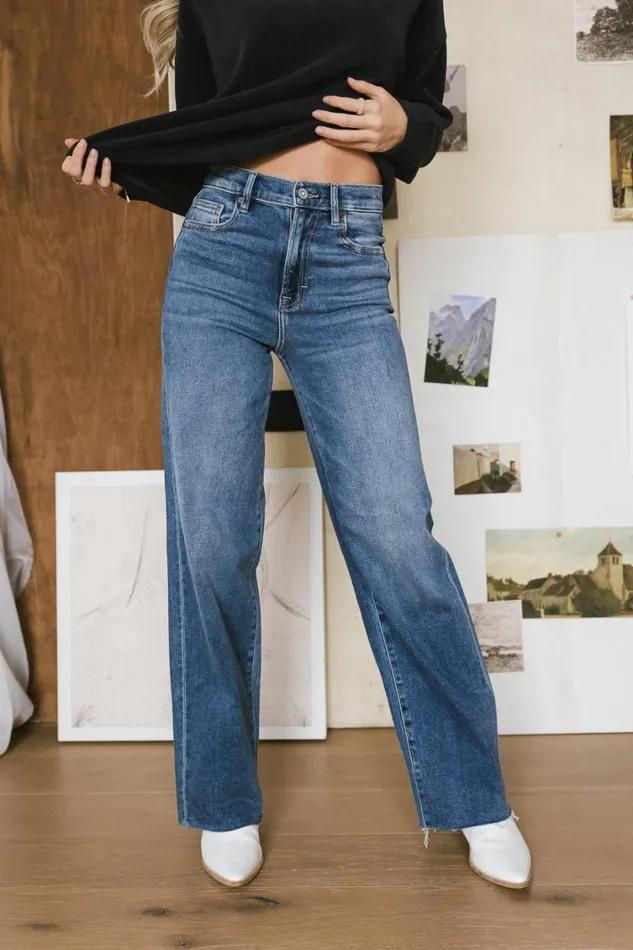 All Bottoms Women Bohme Riley Dad Jeans In Medium Wash Medium Wash