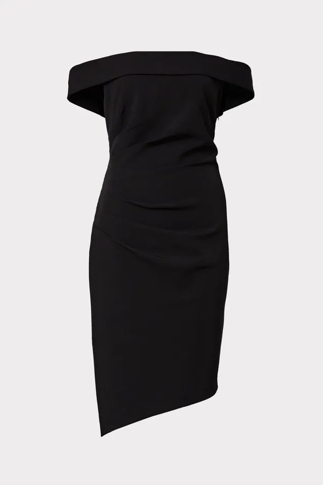 Ally Cocktail Dress Black Women Milly Dresses