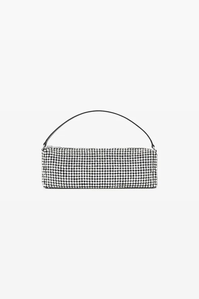 Bags Women Alexander Wang Heiress Flex Bag In Crystal Mesh