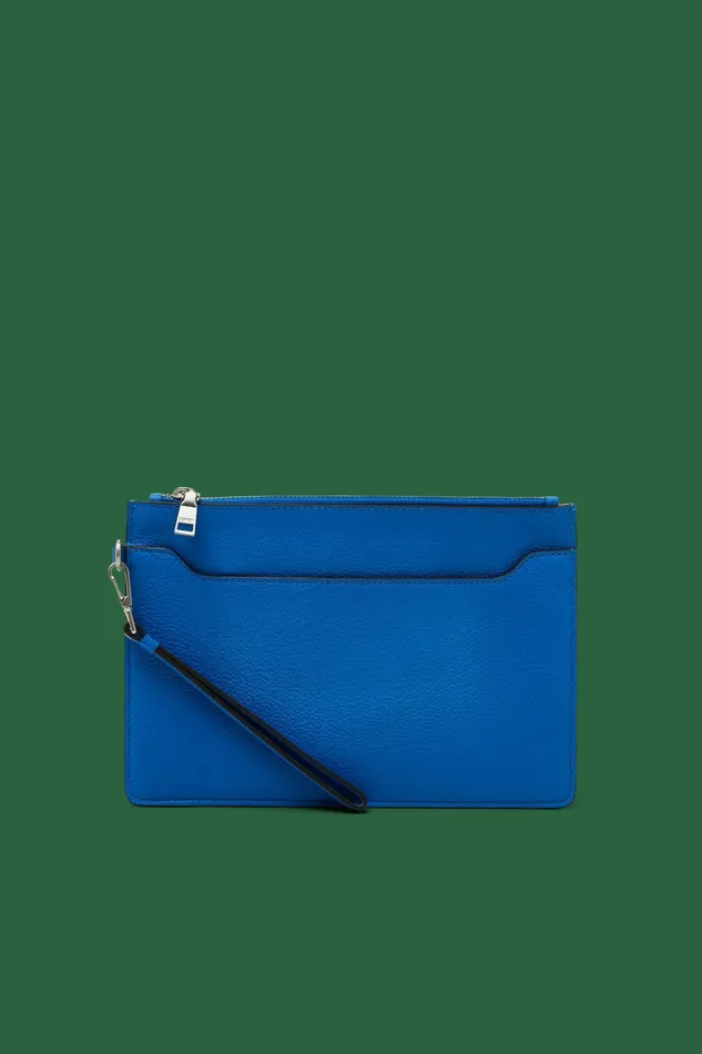 Bags Women Esprit Wristlet Pouch Bright Blue