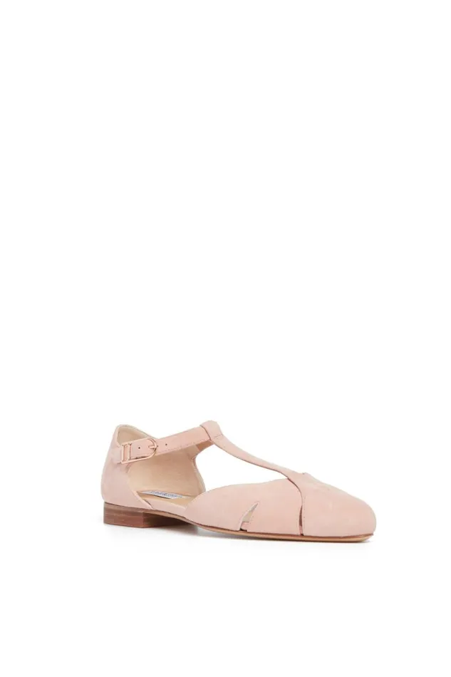 Ballet Flats Women Gabriela Hearst Harlow Ballerina Flat Shoe In Blush Suede Ballet Flats Women Gabriela Hearst Harlow Ballerina Flat Shoe In Blush Suede