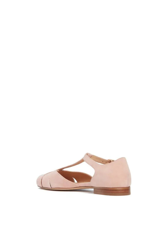 Ballet Flats Women Gabriela Hearst Harlow Ballerina Flat Shoe In Blush Suede Ballet Flats Women Gabriela Hearst Harlow Ballerina Flat Shoe In Blush Suede