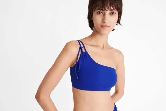 Bass OneShoulder Crop Top Women ERES Twopieces Swimsuits