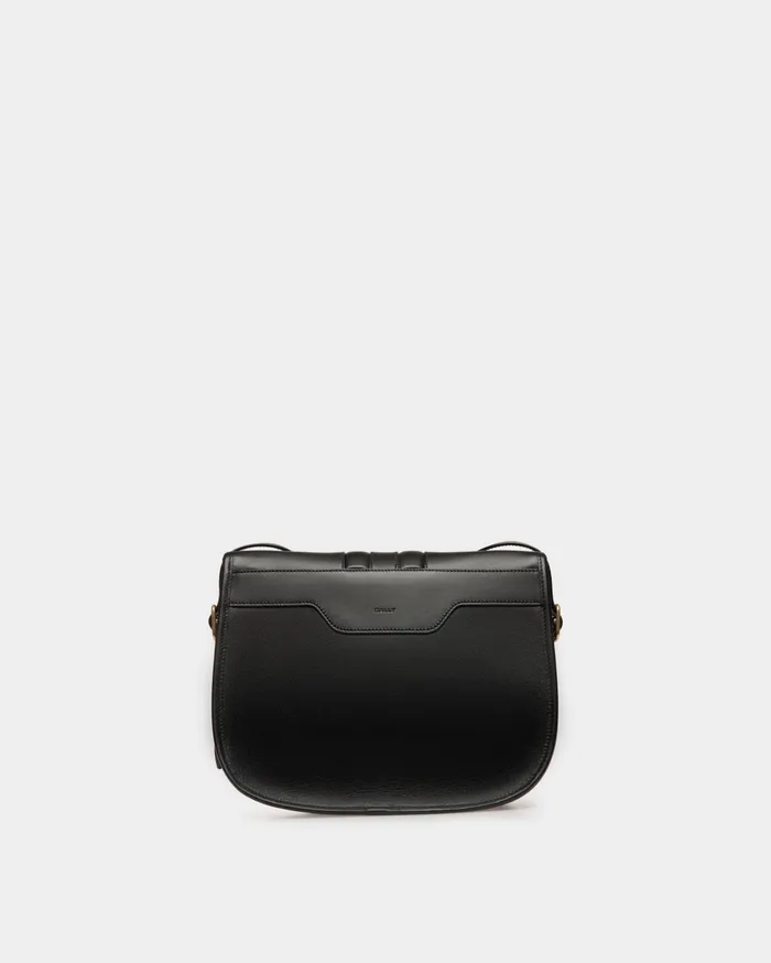 Beckett Crossbody Bag In Black Leather Men Bally Messenger Bags