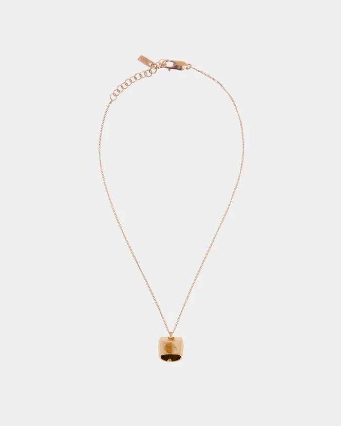 Belle Necklace In Gold Eco Brass WomenMen Bally Jewelry