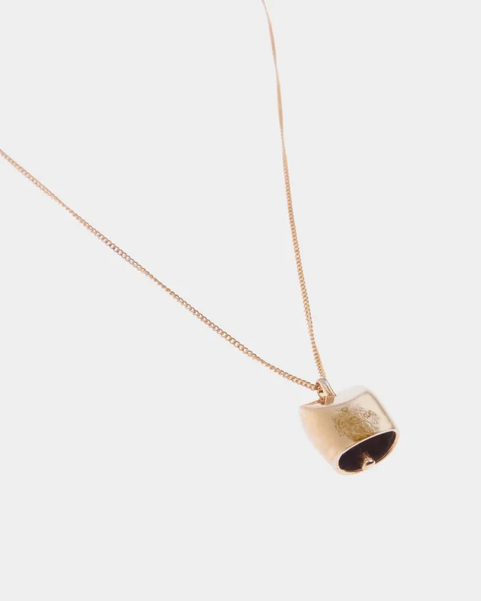 Belle Necklace In Gold Eco Brass WomenMen Bally Jewelry