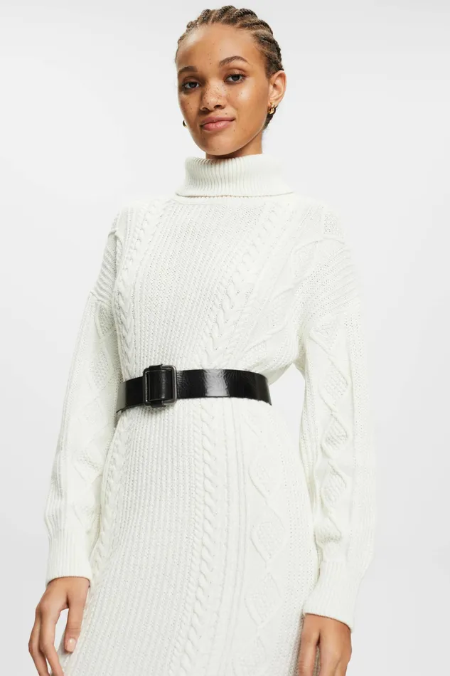 Belts Women Esprit Leather Belt Black