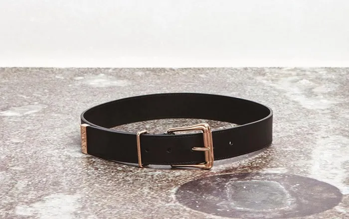 Belts Women Gabriela Hearst Laird Belt In Black Leather
