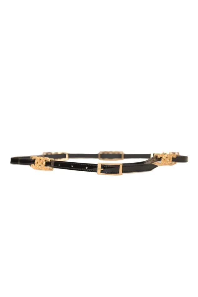 Belts Women RIXO Dita Black Belts Women RIXO Dita Black