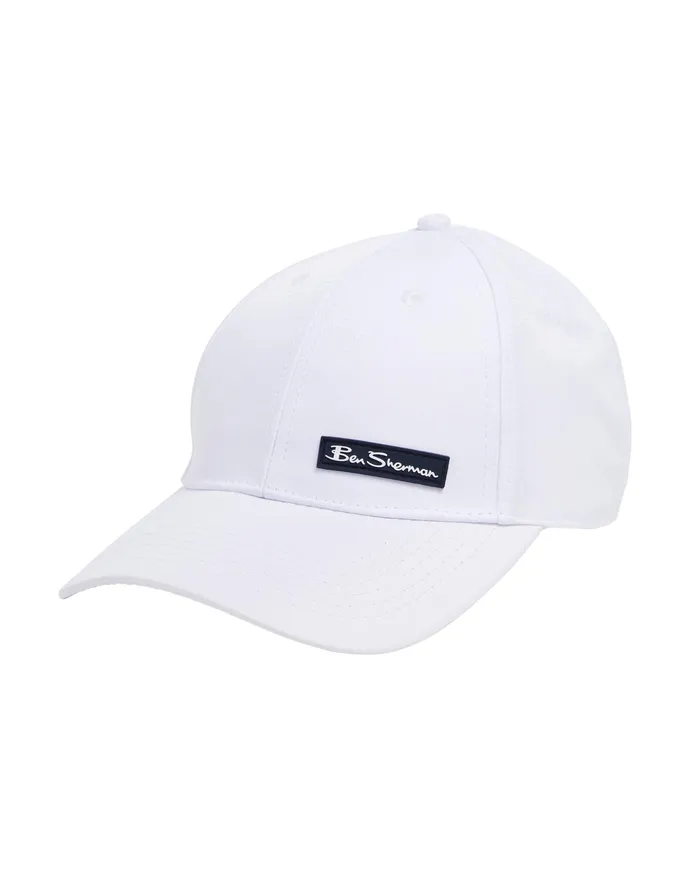 Ben Sherman Hats Patch Logo Sport Hat 8211 White 8211 Men