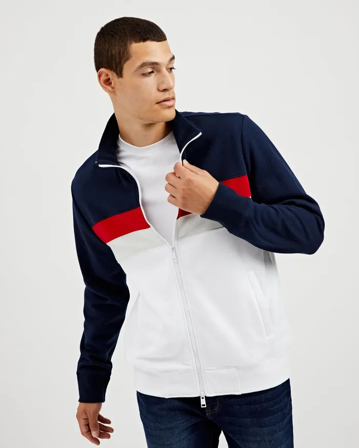 Ben Sherman Jackets Colorblock ZipThrough Track Jacket 8211 Navy Blazer 8211 Men