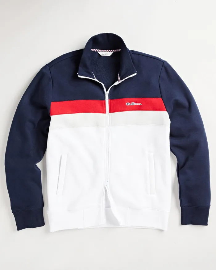 Ben Sherman Jackets Colorblock ZipThrough Track Jacket 8211 Navy Blazer 8211 Men